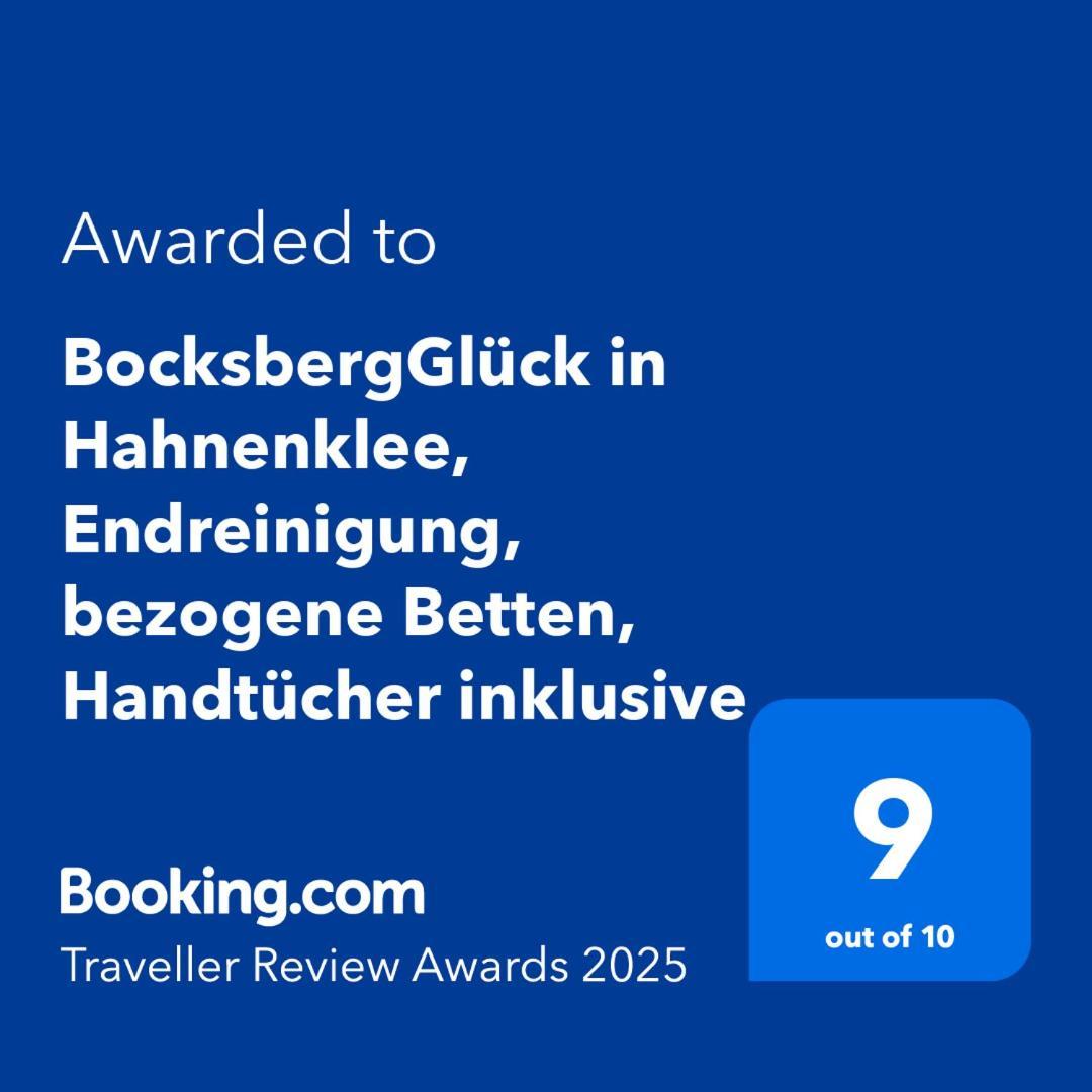 Bocksbergglueck In Hahnenklee, Endreinigung, Bezogene Betten, Handtuecher Inklusive Goslar Luaran gambar